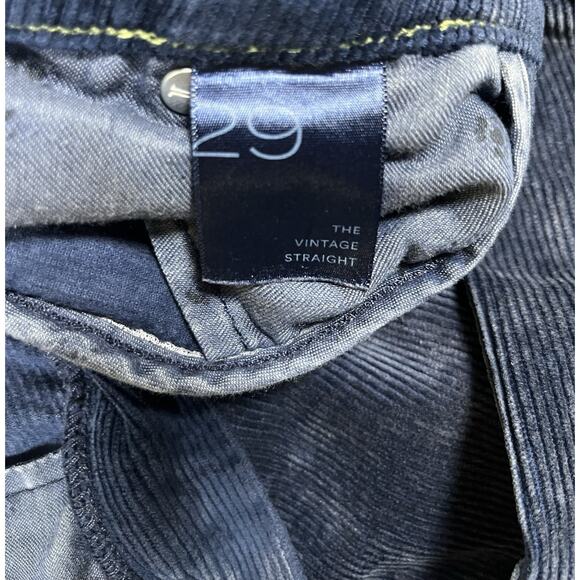 Anthropologie Pilcro 29 Corduroy Blue Jeans Straight Super Soft Modal 31” Waist - Picture 13 of 16